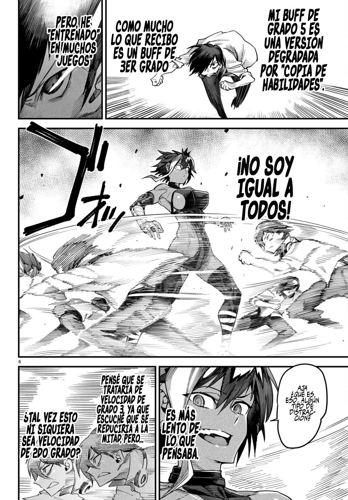 REENCARNADO EN UN COLISEO ~UTILIZANDO LA HABILIDAD MÁS DÉBIL PARA DERROTAR A LAS MUJERES MÁS FUERTES Y CREAR UN HAREM DE ESCLAVAS~ Capitulo 5: Conciencia por instinto página 7