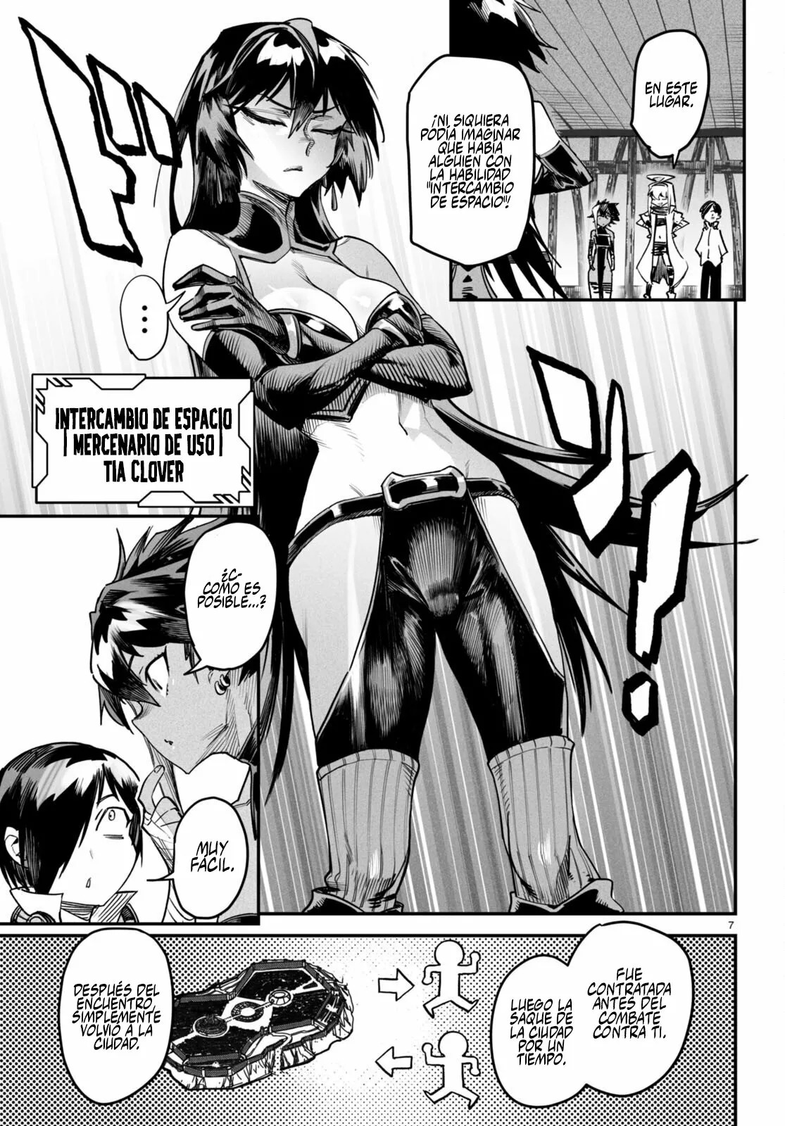 REENCARNADO EN UN COLISEO ~UTILIZANDO LA HABILIDAD MÁS DÉBIL PARA DERROTAR A LAS MUJERES MÁS FUERTES Y CREAR UN HAREM DE ESCLAVAS~ Capitulo 7: Dificultades con el "Intercambio de Espacio" página 8