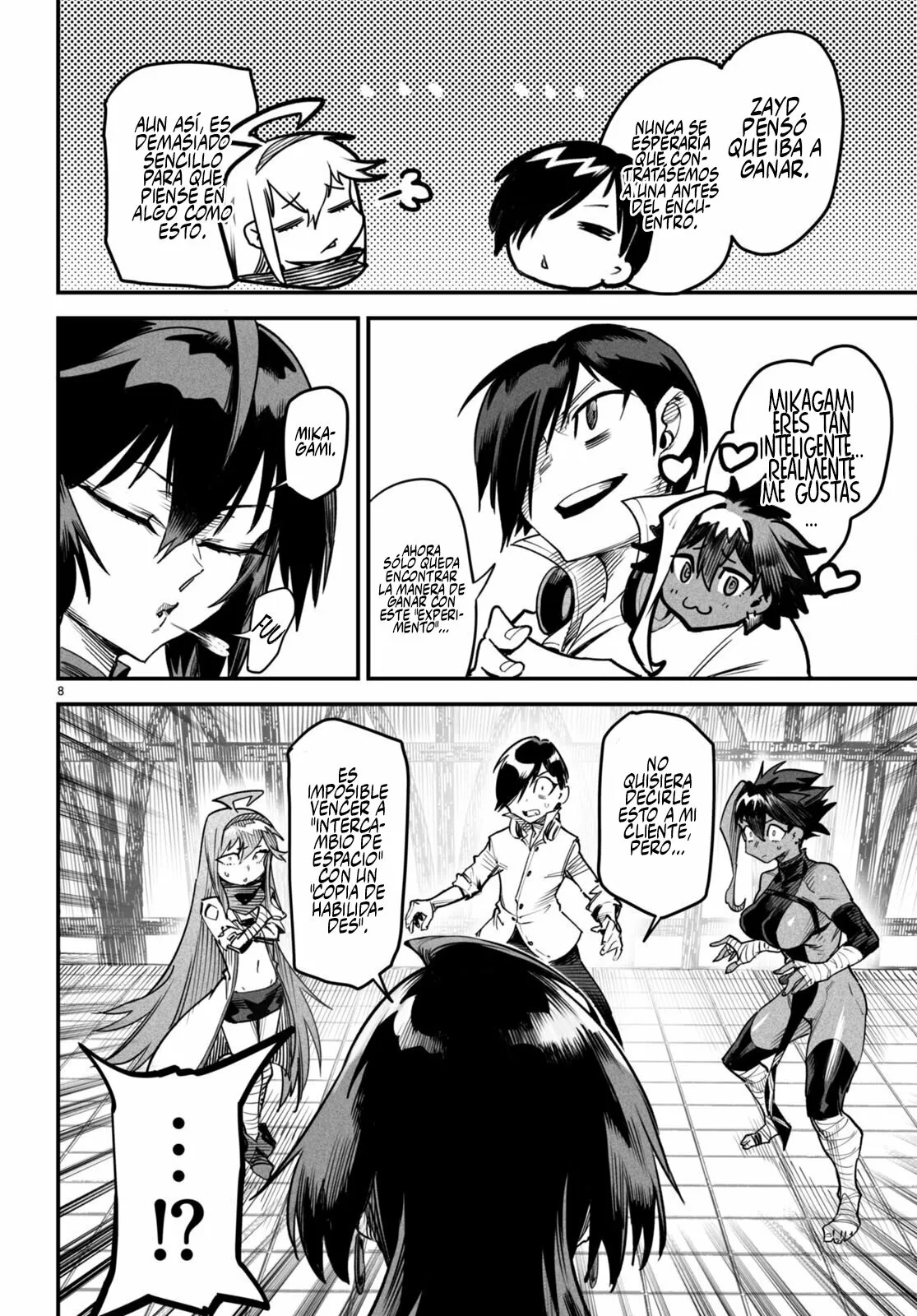 REENCARNADO EN UN COLISEO ~UTILIZANDO LA HABILIDAD MÁS DÉBIL PARA DERROTAR A LAS MUJERES MÁS FUERTES Y CREAR UN HAREM DE ESCLAVAS~ Capitulo 7: Dificultades con el "Intercambio de Espacio" página 9