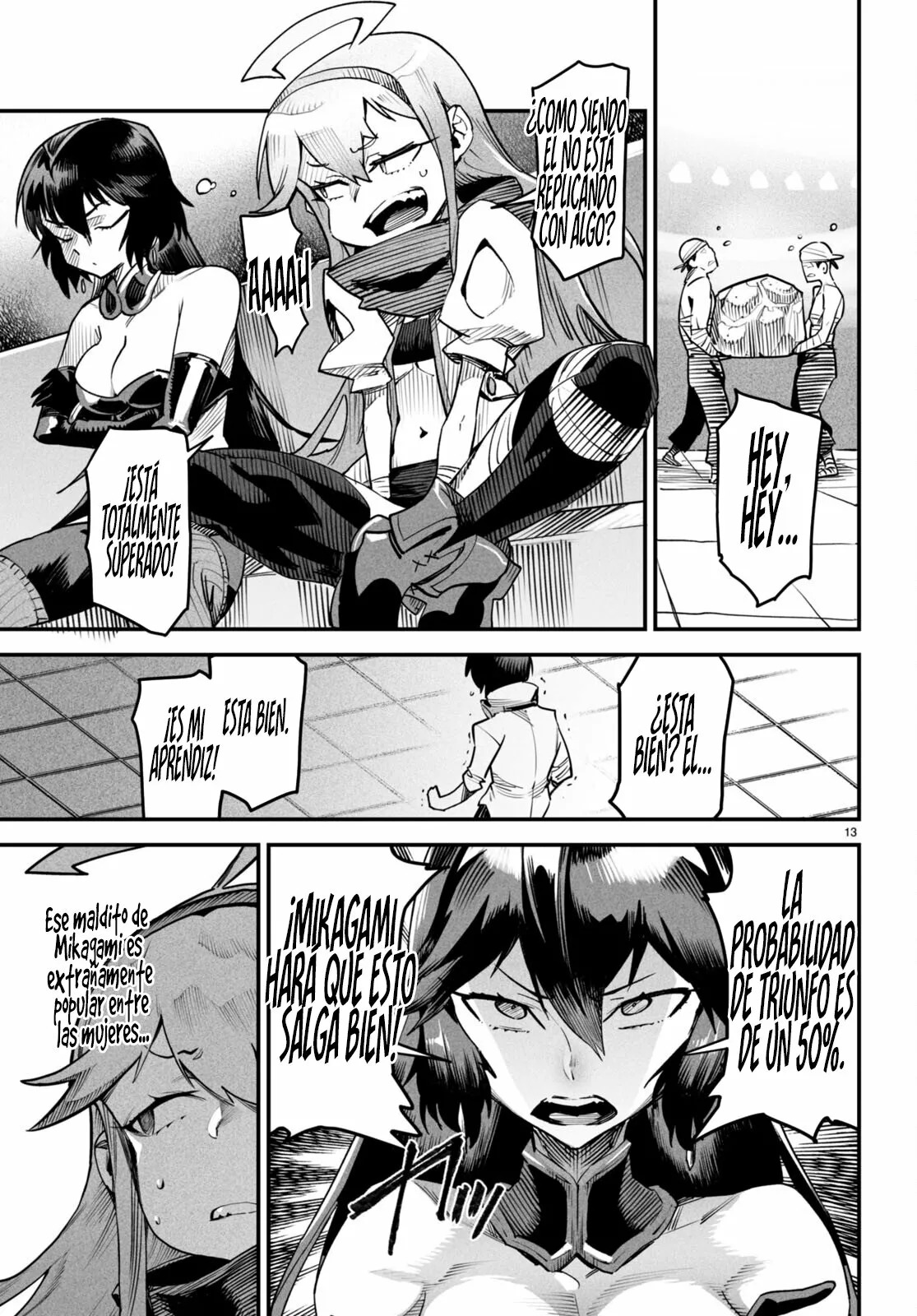 REENCARNADO EN UN COLISEO ~UTILIZANDO LA HABILIDAD MÁS DÉBIL PARA DERROTAR A LAS MUJERES MÁS FUERTES Y CREAR UN HAREM DE ESCLAVAS~ Capitulo 8: La batalla del momento página 14