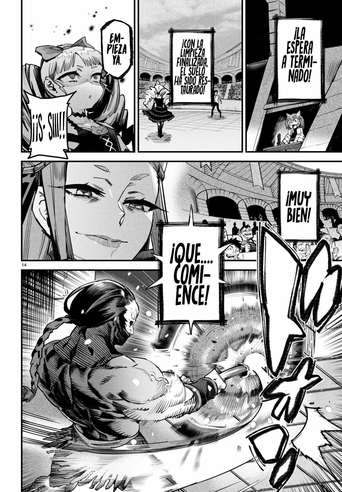 REENCARNADO EN UN COLISEO ~UTILIZANDO LA HABILIDAD MÁS DÉBIL PARA DERROTAR A LAS MUJERES MÁS FUERTES Y CREAR UN HAREM DE ESCLAVAS~ Capitulo 8: La batalla del momento página 15