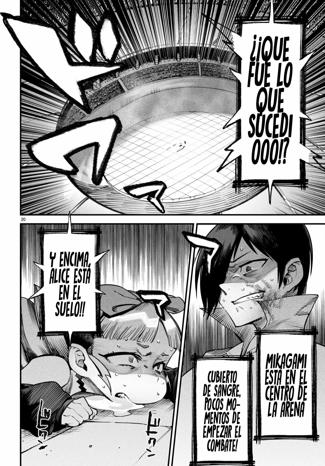 REENCARNADO EN UN COLISEO ~UTILIZANDO LA HABILIDAD MÁS DÉBIL PARA DERROTAR A LAS MUJERES MÁS FUERTES Y CREAR UN HAREM DE ESCLAVAS~ Capitulo 8: La batalla del momento página 20