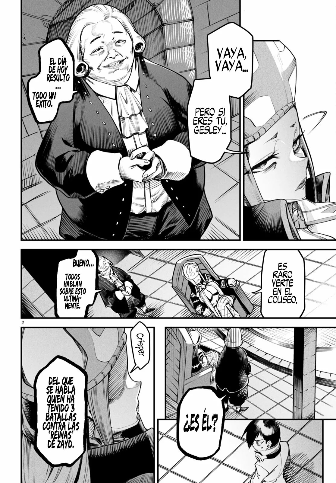 REENCARNADO EN UN COLISEO ~UTILIZANDO LA HABILIDAD MÁS DÉBIL PARA DERROTAR A LAS MUJERES MÁS FUERTES Y CREAR UN HAREM DE ESCLAVAS~ Capitulo 8: La batalla del momento página 3
