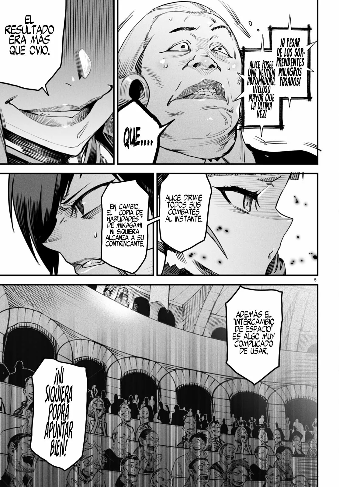 REENCARNADO EN UN COLISEO ~UTILIZANDO LA HABILIDAD MÁS DÉBIL PARA DERROTAR A LAS MUJERES MÁS FUERTES Y CREAR UN HAREM DE ESCLAVAS~ Capitulo 8: La batalla del momento página 6