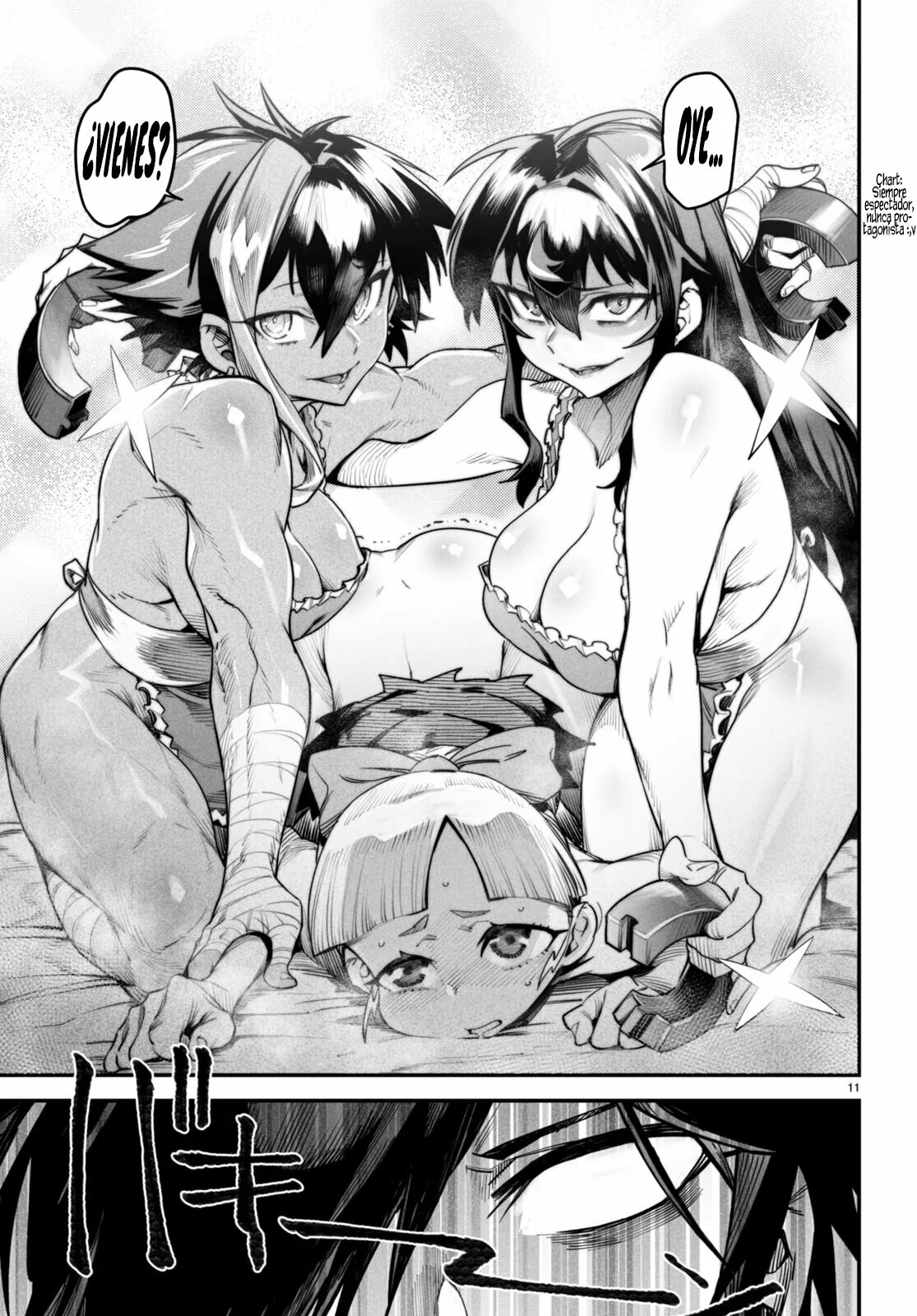 REENCARNADO EN UN COLISEO ~UTILIZANDO LA HABILIDAD MÁS DÉBIL PARA DERROTAR A LAS MUJERES MÁS FUERTES Y CREAR UN HAREM DE ESCLAVAS~ Capitulo 9: Contacto entre mujeres hermosas página 12