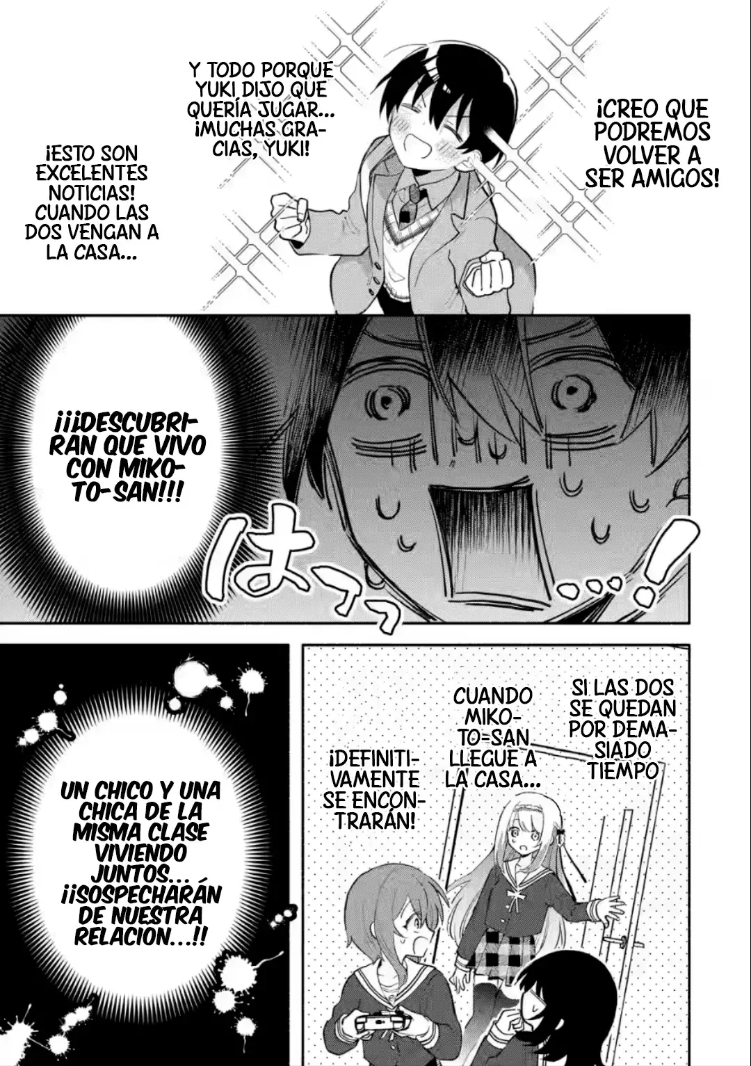 Cool na Megami-sama to Issho ni Sundara, Amayakashisugite Ponkotsu ni Shite Shimatta Ken ni Tsuite Capitulo 2.2: la crisis de Mikoto san página 10