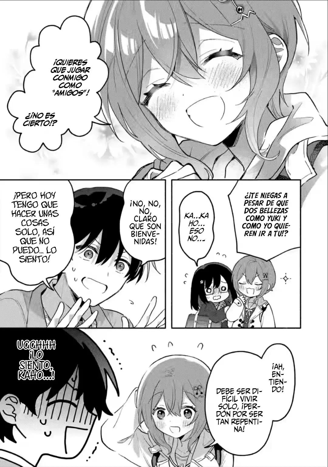 Cool na Megami-sama to Issho ni Sundara, Amayakashisugite Ponkotsu ni Shite Shimatta Ken ni Tsuite Capitulo 2.2: la crisis de Mikoto san página 12