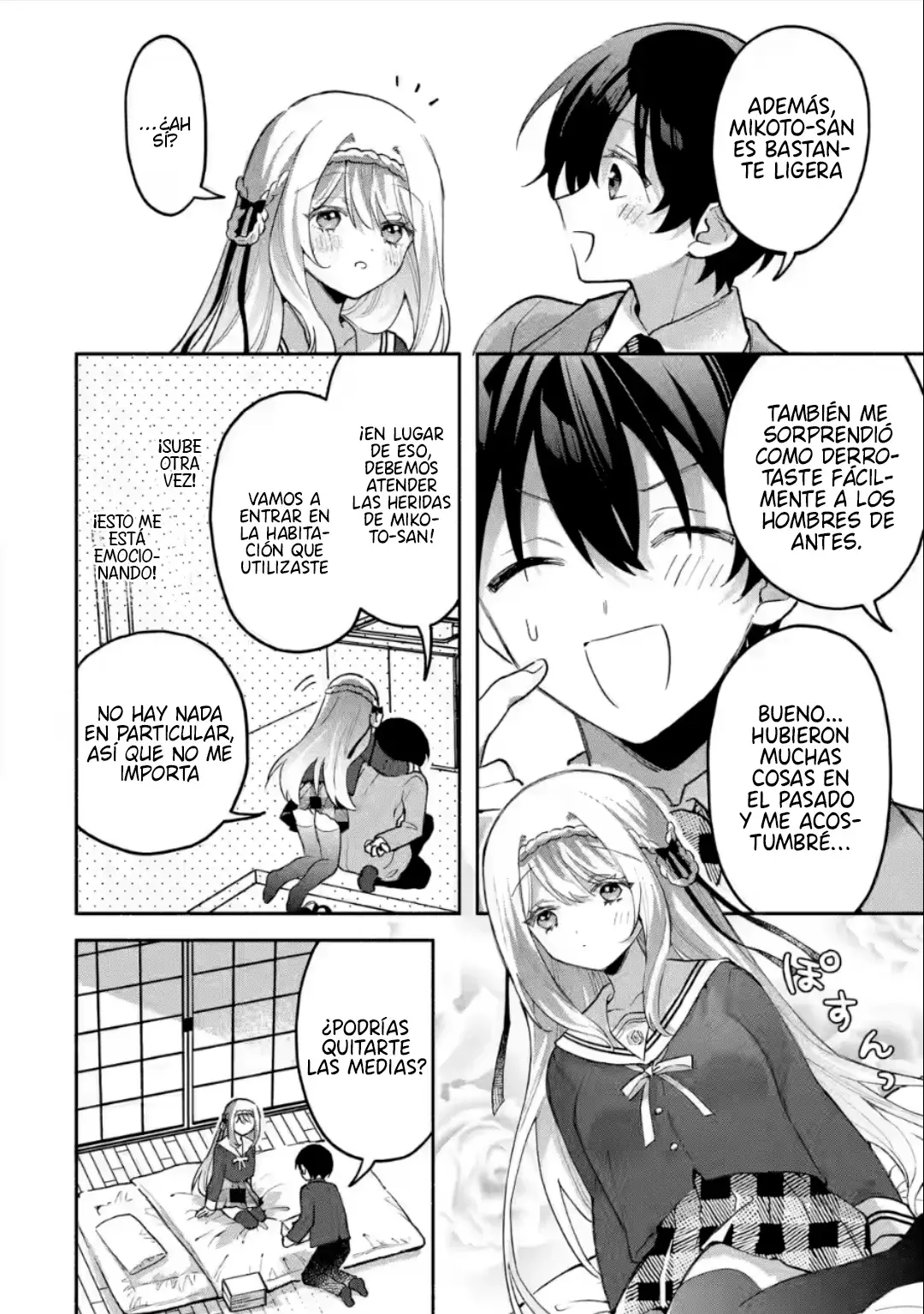 Cool na Megami-sama to Issho ni Sundara, Amayakashisugite Ponkotsu ni Shite Shimatta Ken ni Tsuite Capitulo 3.2: El secreto de Mikoto san página 8