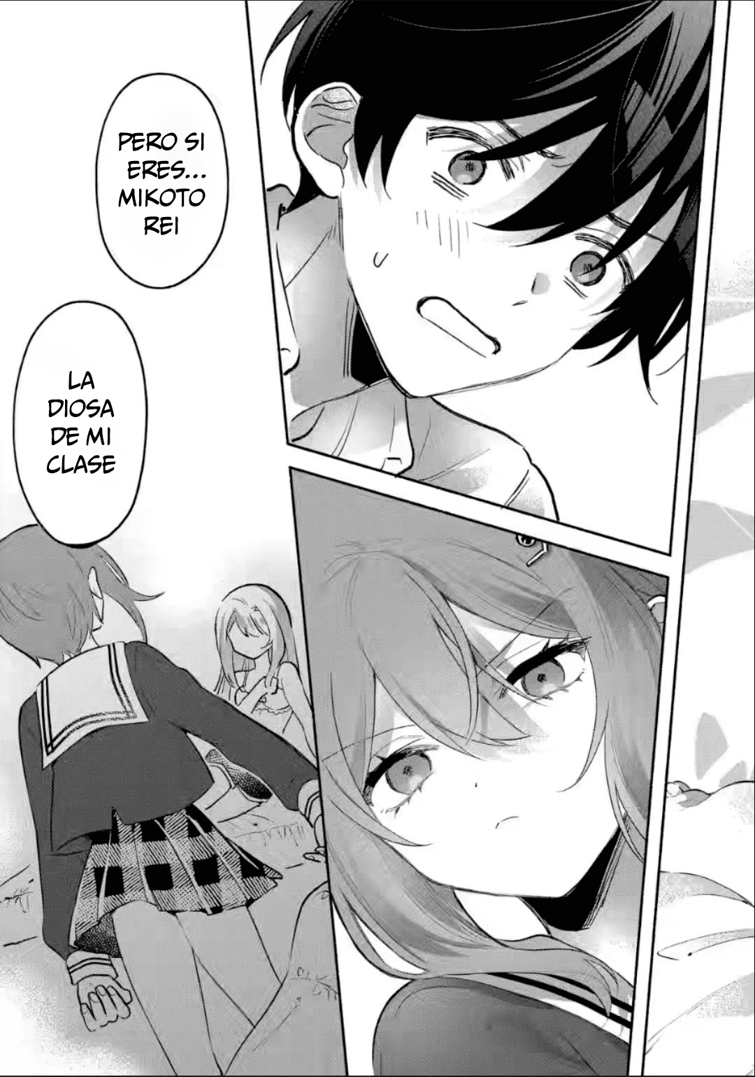 Cool na Megami-sama to Issho ni Sundara, Amayakashisugite Ponkotsu ni Shite Shimatta Ken ni Tsuite Capitulo 6.1: Pelea entre gatas 1 página 13
