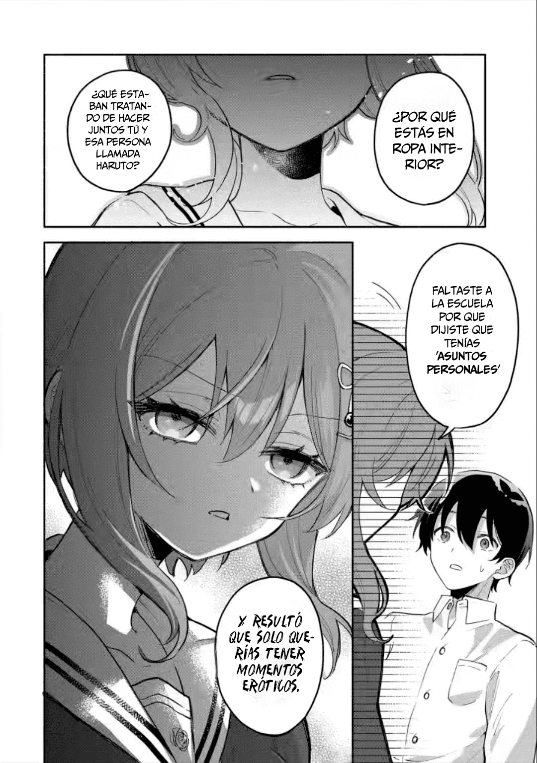 Cool na Megami-sama to Issho ni Sundara, Amayakashisugite Ponkotsu ni Shite Shimatta Ken ni Tsuite Capitulo 6.1: Pelea entre gatas 1 página 14