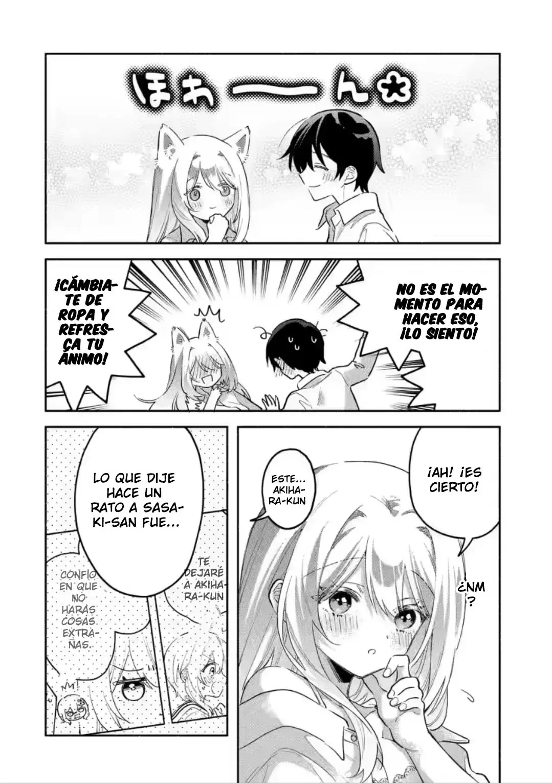 Cool na Megami-sama to Issho ni Sundara, Amayakashisugite Ponkotsu ni Shite Shimatta Ken ni Tsuite Capitulo 7.2: Los dos amigos de la infancia 2 página 9