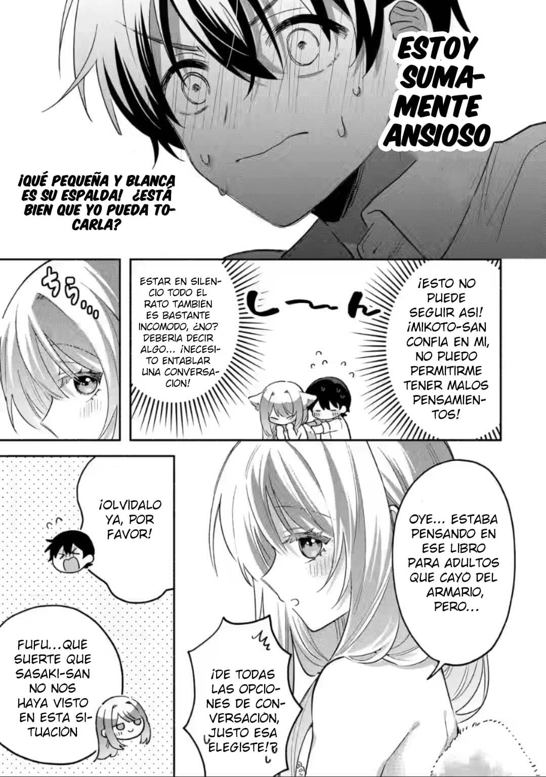 Cool na Megami-sama to Issho ni Sundara, Amayakashisugite Ponkotsu ni Shite Shimatta Ken ni Tsuite Capitulo 8.1: La distancia de Mikoto-san 1 página 11