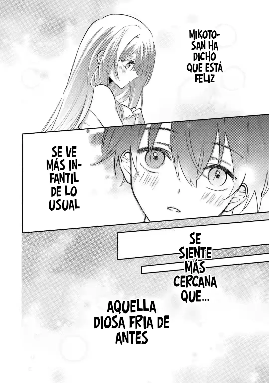 Cool na Megami-sama to Issho ni Sundara, Amayakashisugite Ponkotsu ni Shite Shimatta Ken ni Tsuite Capitulo 8.3: La distancia de Mikoto-san 3 página 3