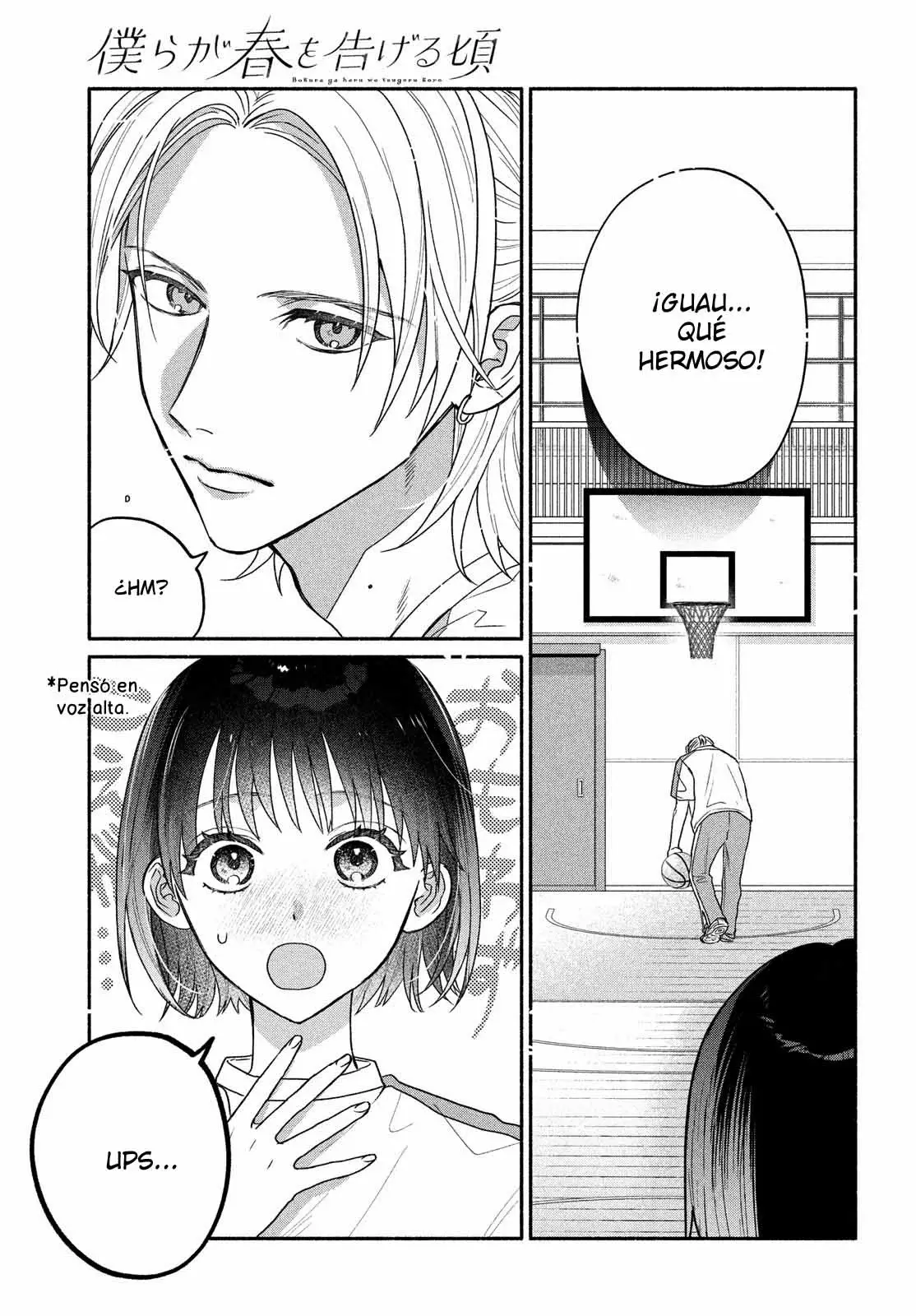 Bokura ga Haru wo Tsugeru koro Capitulo 1 página 19