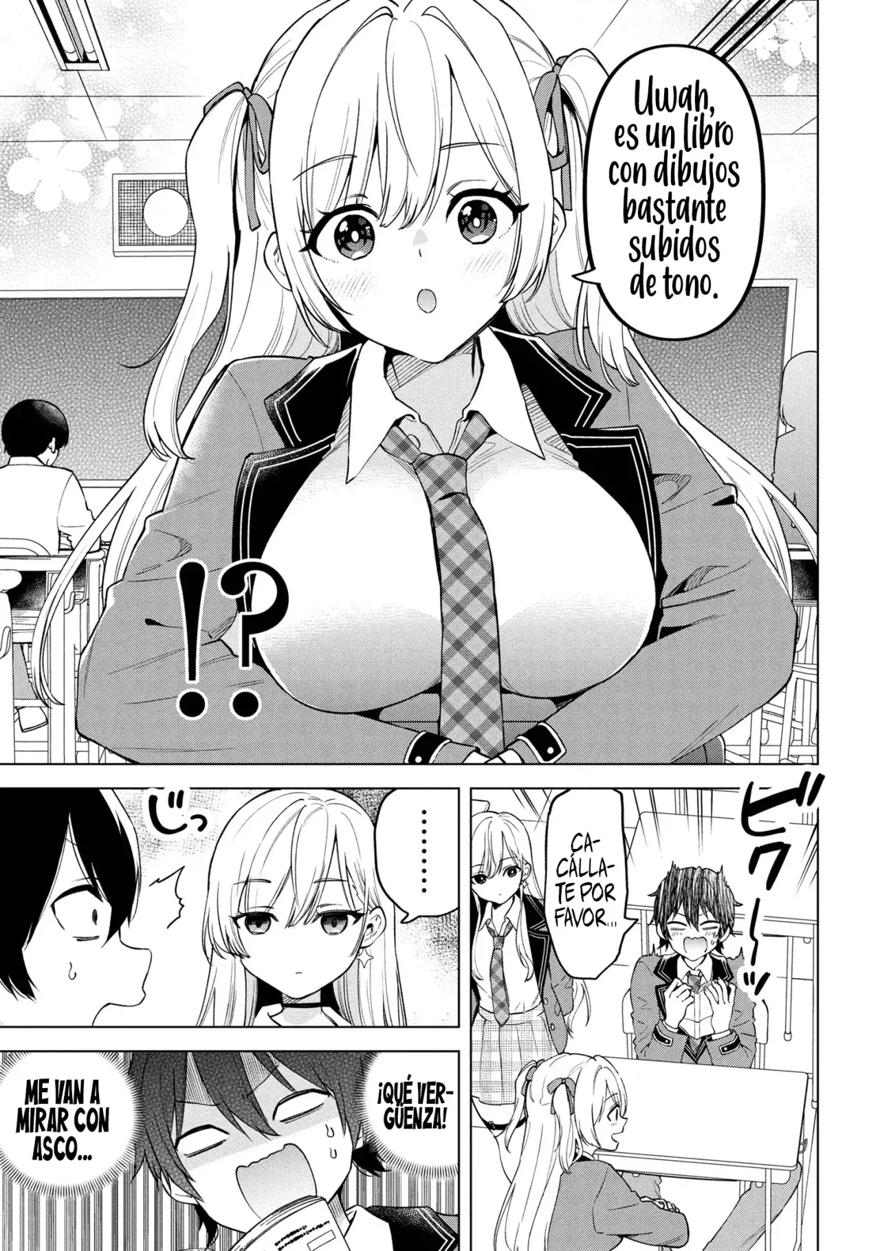 Soy un chico introvertido y, tras un cambio de asientos, terminé rodeado de chicas clase S y así comenzó nuestra relación secreta. Capitulo 1 página 20