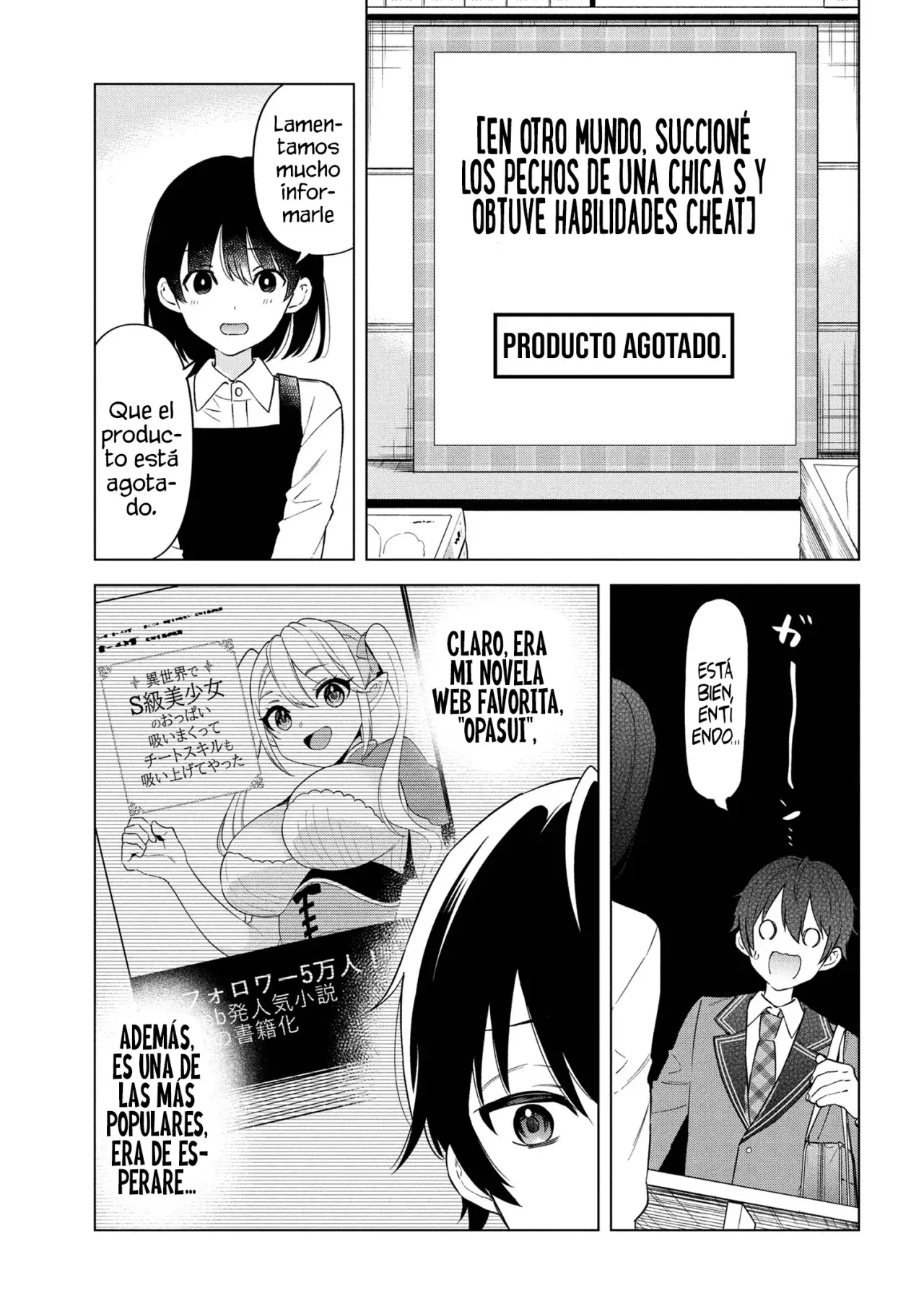 Soy un chico introvertido y, tras un cambio de asientos, terminé rodeado de chicas clase S y así comenzó nuestra relación secreta. Capitulo 1 página 24