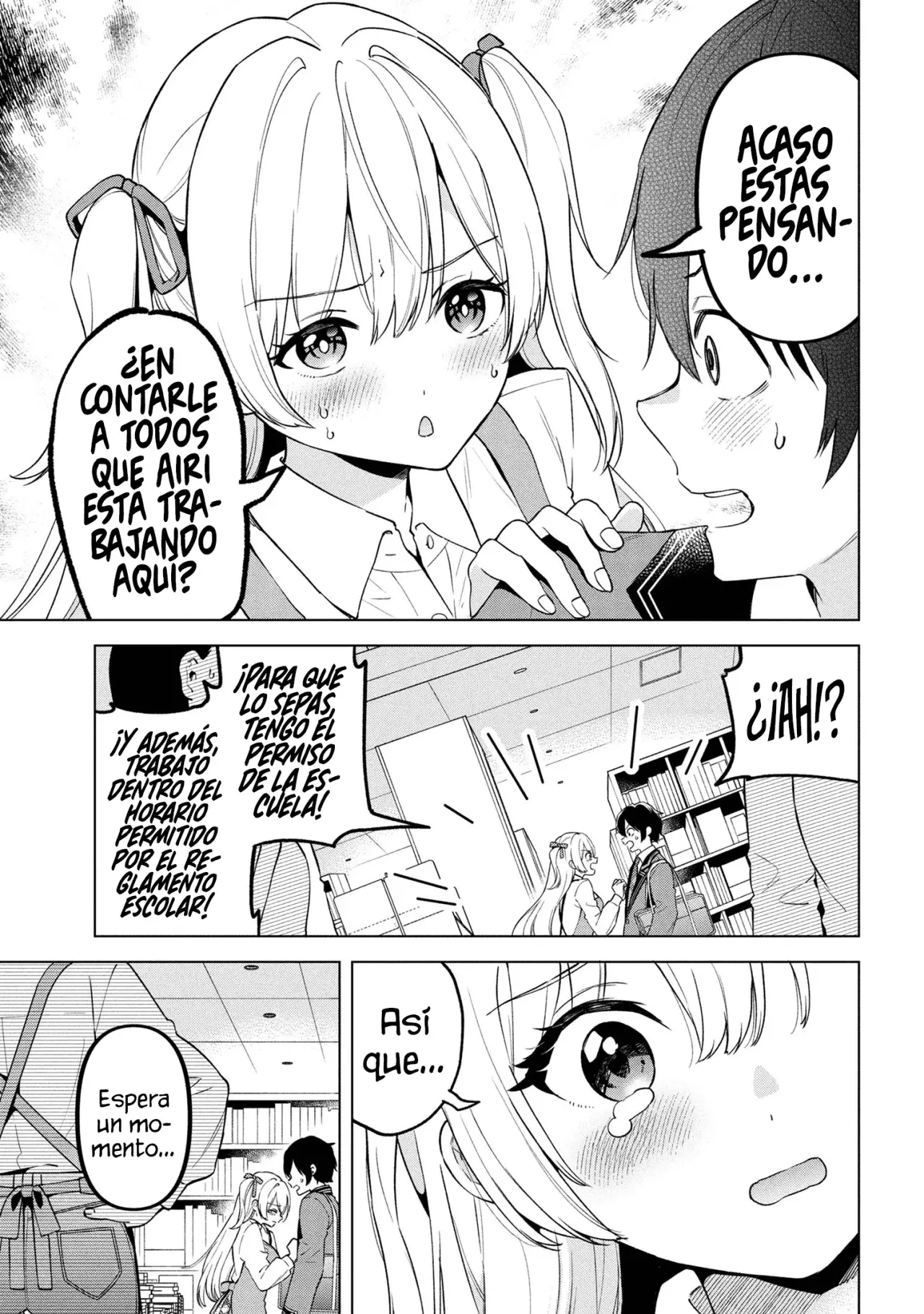 Soy un chico introvertido y, tras un cambio de asientos, terminé rodeado de chicas clase S y así comenzó nuestra relación secreta. Capitulo 1 página 30