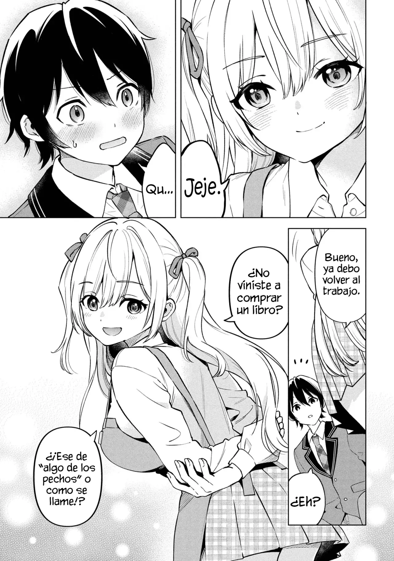 Soy un chico introvertido y, tras un cambio de asientos, terminé rodeado de chicas clase S y así comenzó nuestra relación secreta. Capitulo 1 página 42
