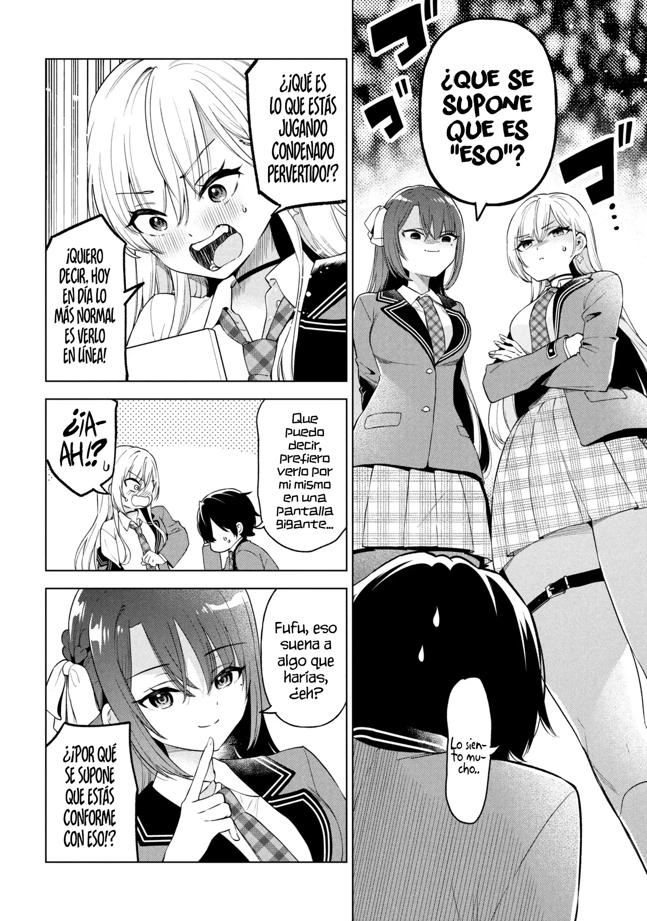 Soy un chico introvertido y, tras un cambio de asientos, terminé rodeado de chicas clase S y así comenzó nuestra relación secreta. Capitulo 10 página 14