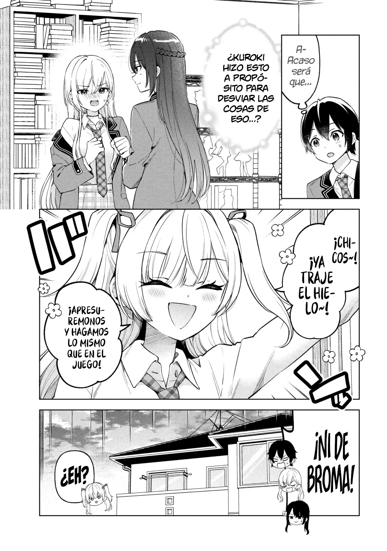 Soy un chico introvertido y, tras un cambio de asientos, terminé rodeado de chicas clase S y así comenzó nuestra relación secreta. Capitulo 10 página 17
