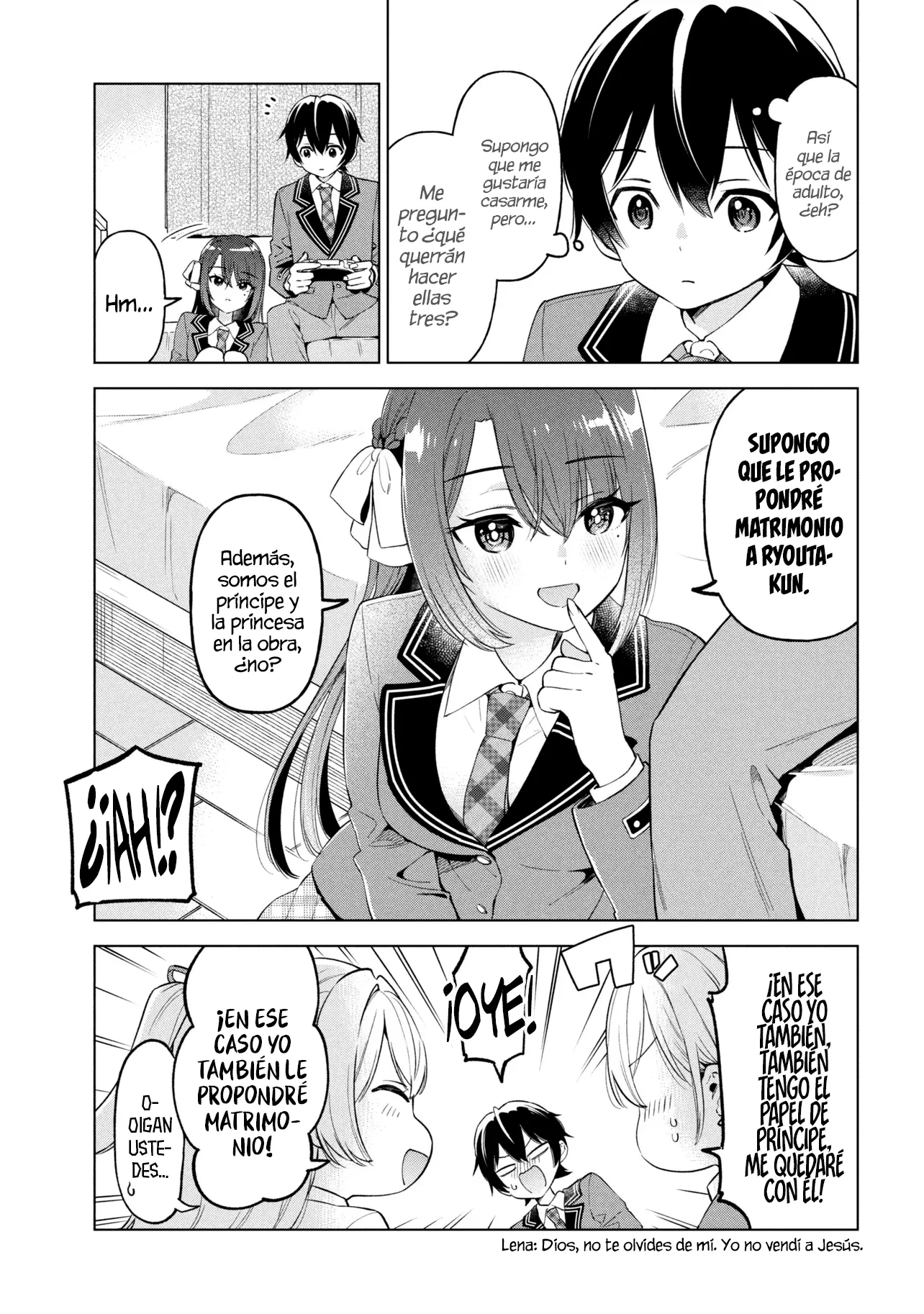 Soy un chico introvertido y, tras un cambio de asientos, terminé rodeado de chicas clase S y así comenzó nuestra relación secreta. Capitulo 10 página 27