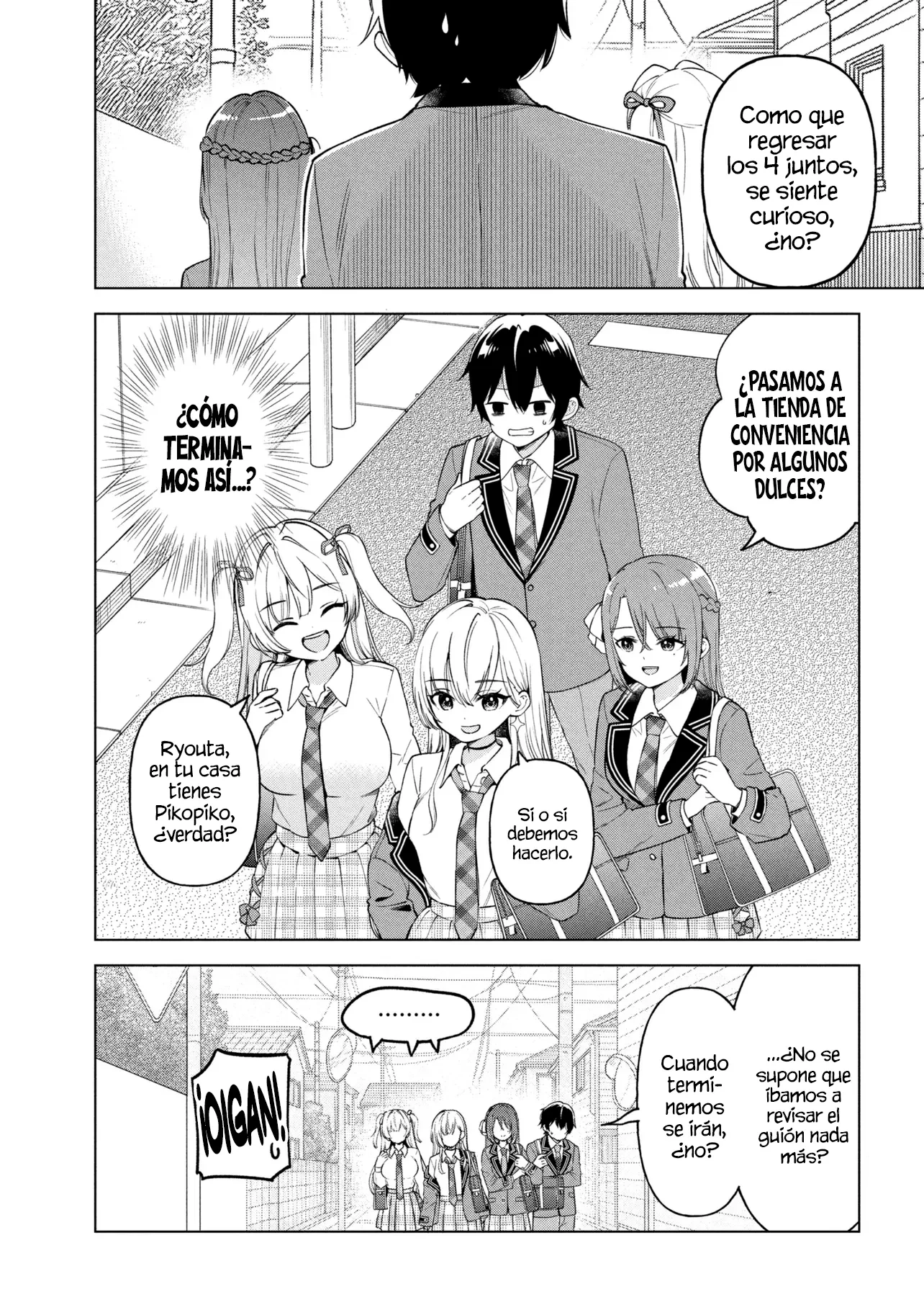 Soy un chico introvertido y, tras un cambio de asientos, terminé rodeado de chicas clase S y así comenzó nuestra relación secreta. Capitulo 10 página 3