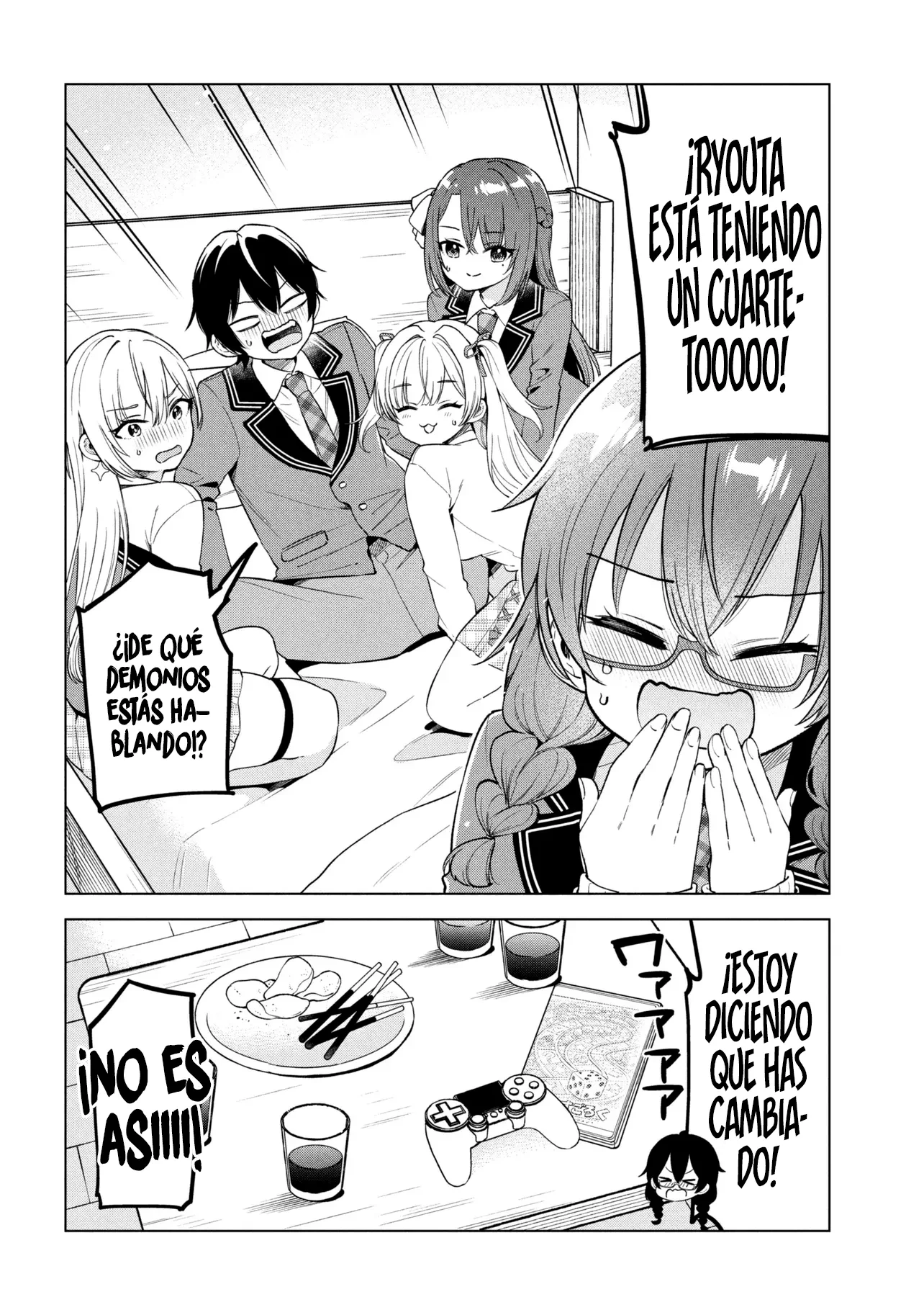 Soy un chico introvertido y, tras un cambio de asientos, terminé rodeado de chicas clase S y así comenzó nuestra relación secreta. Capitulo 10 página 35