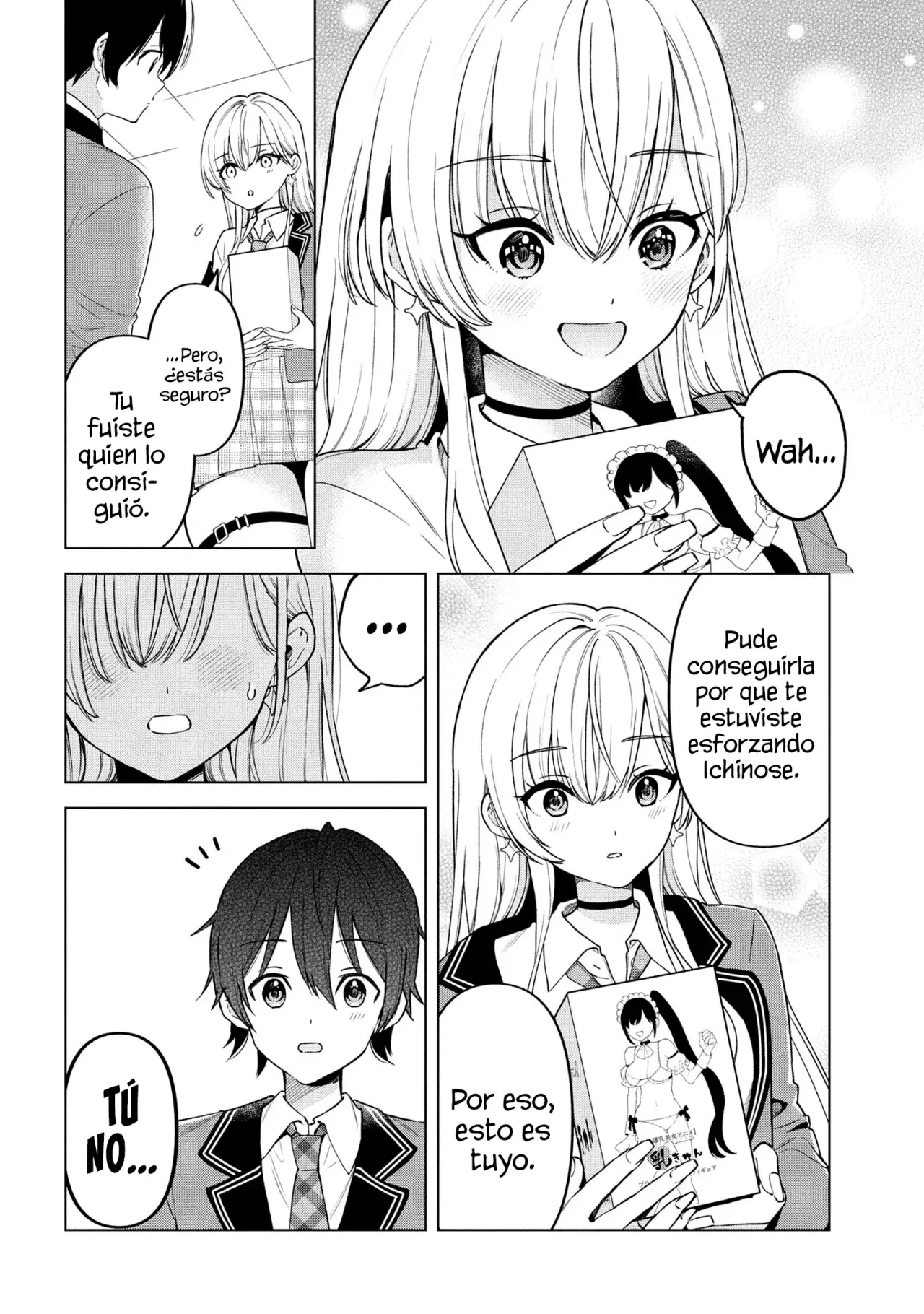 Soy un chico introvertido y, tras un cambio de asientos, terminé rodeado de chicas clase S y así comenzó nuestra relación secreta. Capitulo 2 página 20