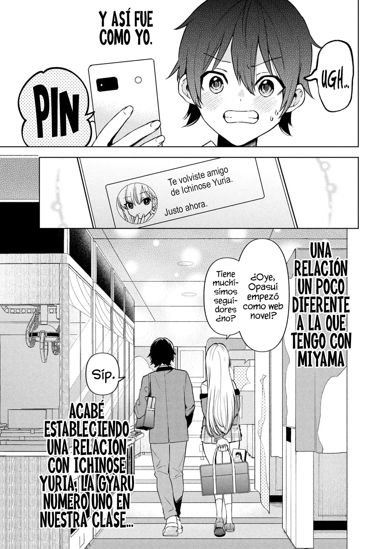 Soy un chico introvertido y, tras un cambio de asientos, terminé rodeado de chicas clase S y así comenzó nuestra relación secreta. Capitulo 2 página 31