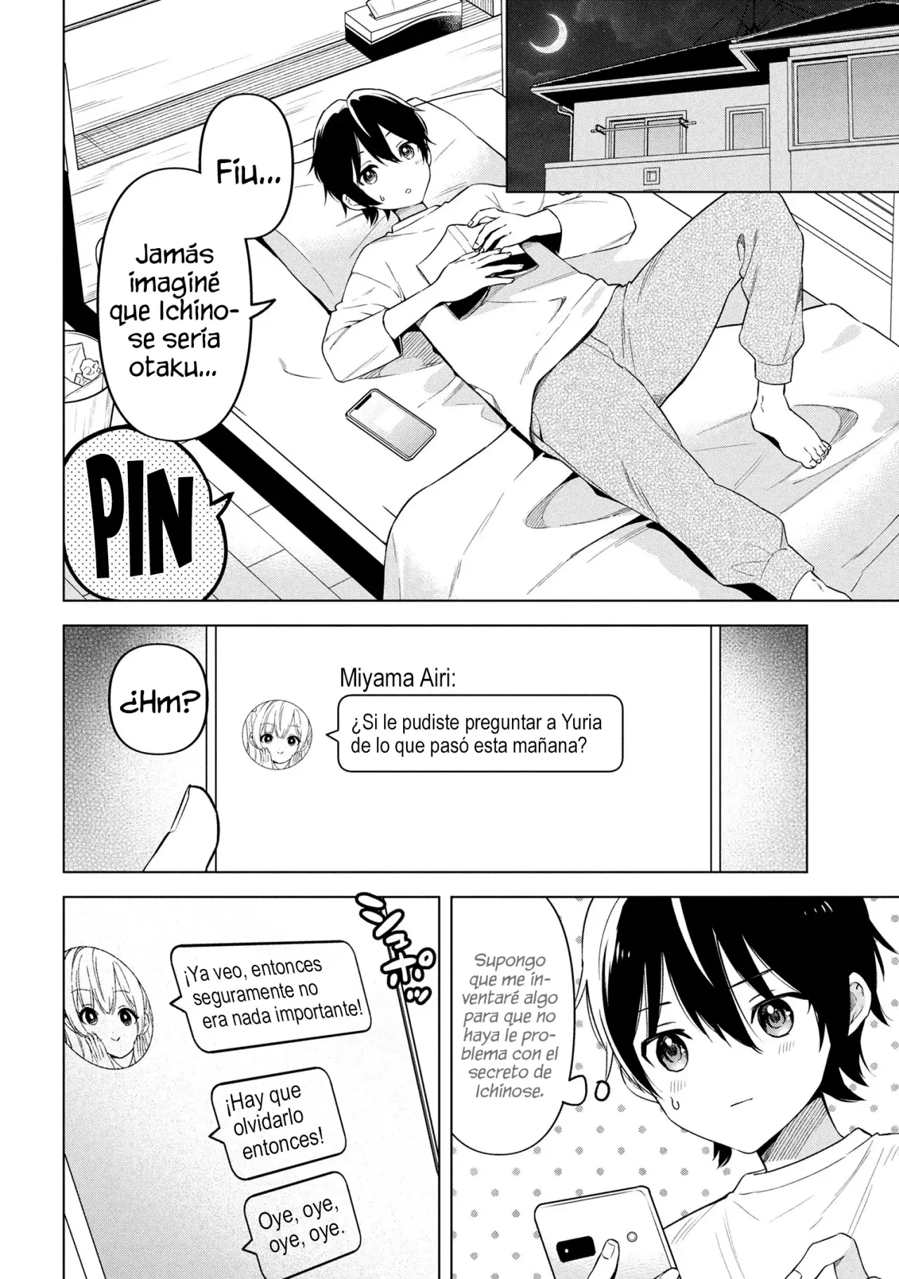 Soy un chico introvertido y, tras un cambio de asientos, terminé rodeado de chicas clase S y así comenzó nuestra relación secreta. Capitulo 2 página 32