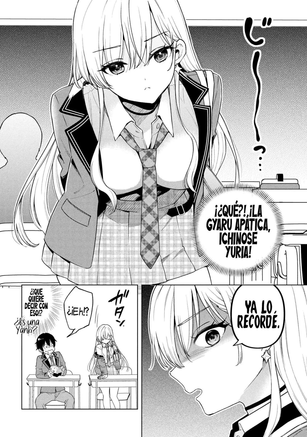Soy un chico introvertido y, tras un cambio de asientos, terminé rodeado de chicas clase S y así comenzó nuestra relación secreta. Capitulo 2 página 4