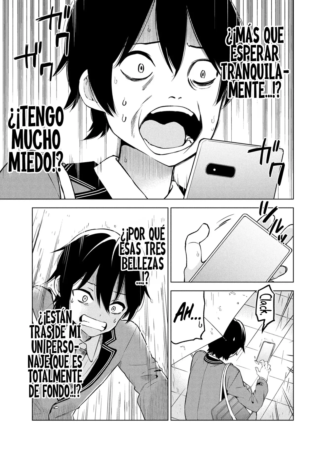 Soy un chico introvertido y, tras un cambio de asientos, terminé rodeado de chicas clase S y así comenzó nuestra relación secreta. Capitulo 3 página 34