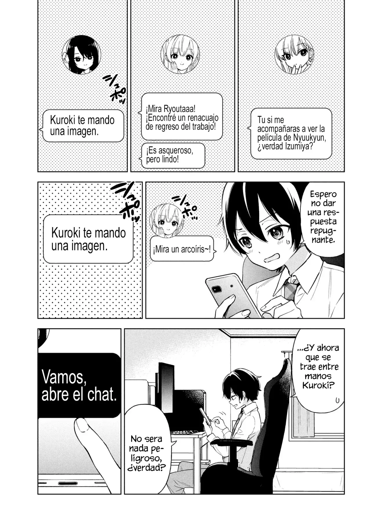 Soy un chico introvertido y, tras un cambio de asientos, terminé rodeado de chicas clase S y así comenzó nuestra relación secreta. Capitulo 4 página 6