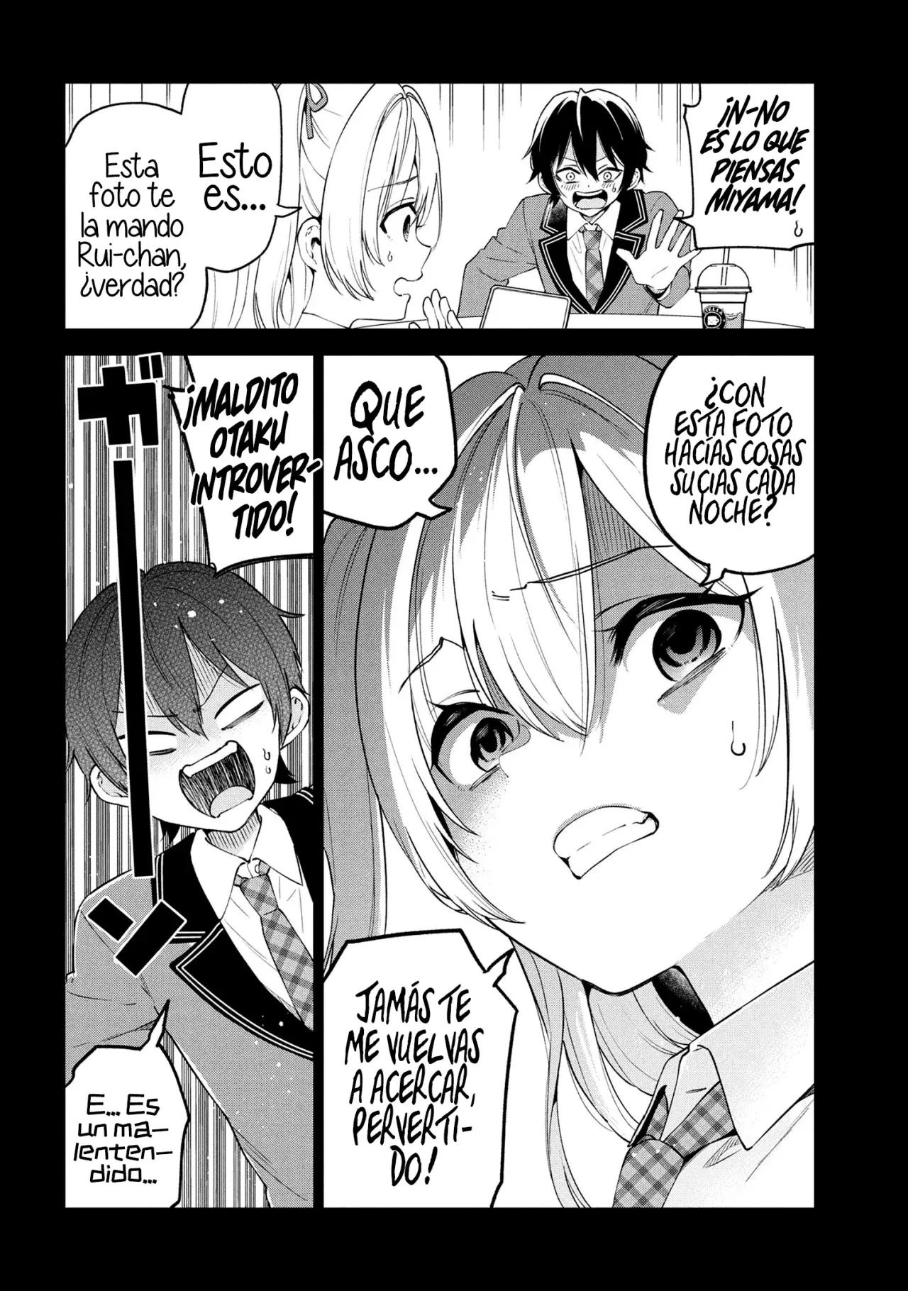 Soy un chico introvertido y, tras un cambio de asientos, terminé rodeado de chicas clase S y así comenzó nuestra relación secreta. Capitulo 5 página 13