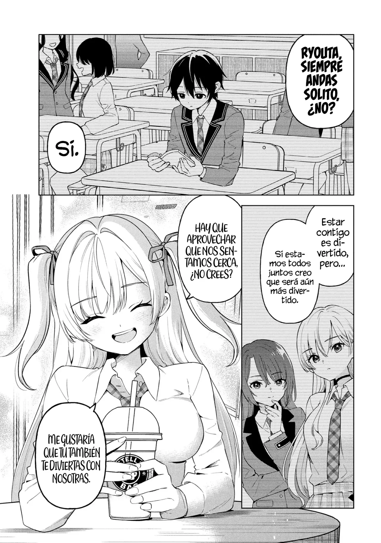 Soy un chico introvertido y, tras un cambio de asientos, terminé rodeado de chicas clase S y así comenzó nuestra relación secreta. Capitulo 5 página 16