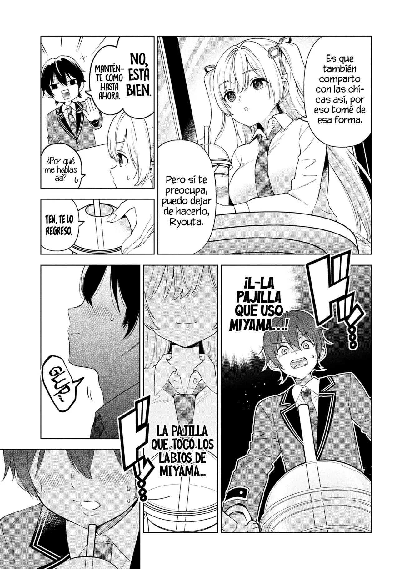 Soy un chico introvertido y, tras un cambio de asientos, terminé rodeado de chicas clase S y así comenzó nuestra relación secreta. Capitulo 5 página 24