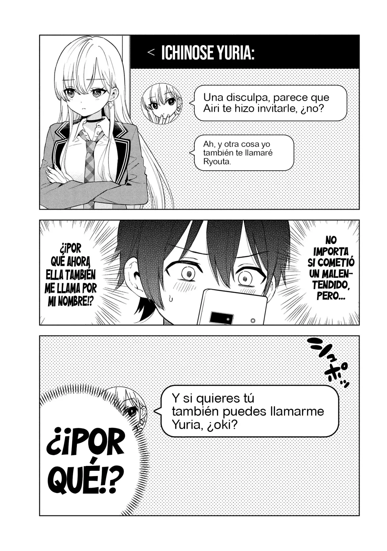 Soy un chico introvertido y, tras un cambio de asientos, terminé rodeado de chicas clase S y así comenzó nuestra relación secreta. Capitulo 5 página 30