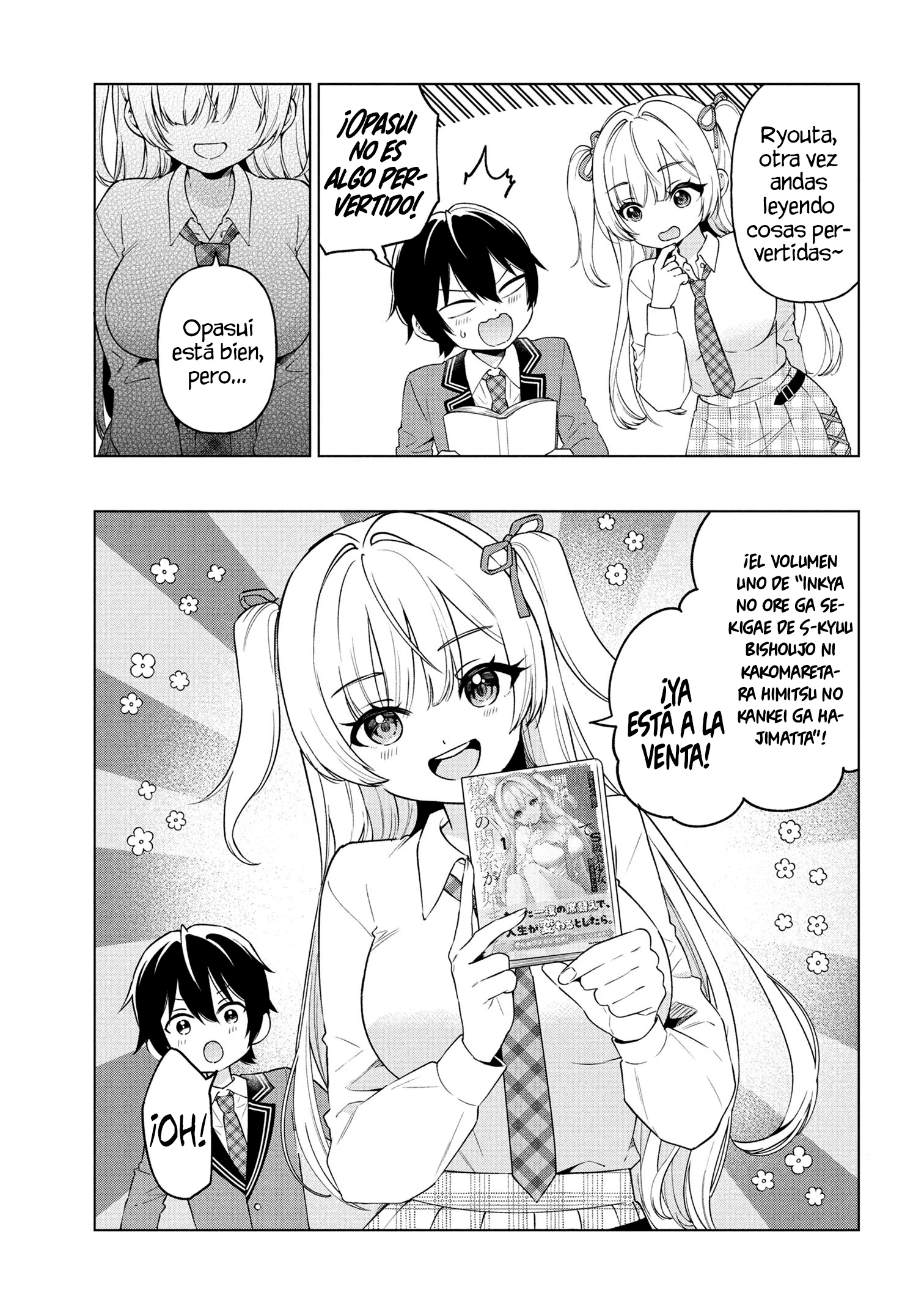 Soy un chico introvertido y, tras un cambio de asientos, terminé rodeado de chicas clase S y así comenzó nuestra relación secreta. Capitulo 6.5 página 2