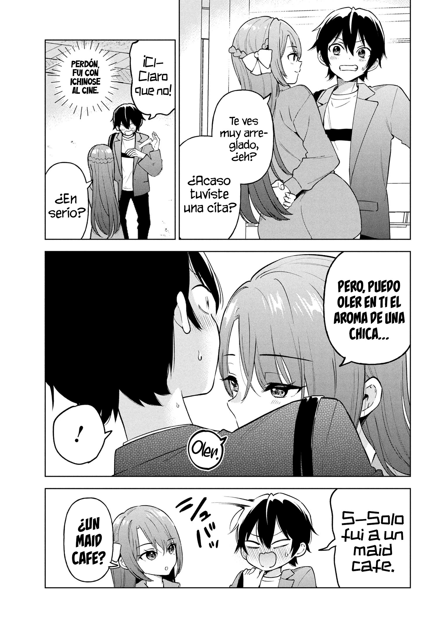 Soy un chico introvertido y, tras un cambio de asientos, terminé rodeado de chicas clase S y así comenzó nuestra relación secreta. Capitulo 7 página 5