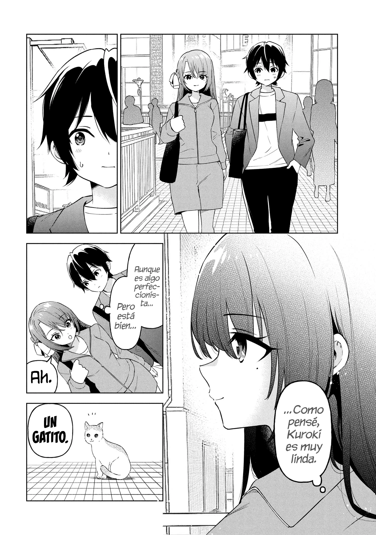 Soy un chico introvertido y, tras un cambio de asientos, terminé rodeado de chicas clase S y así comenzó nuestra relación secreta. Capitulo 7 página 8