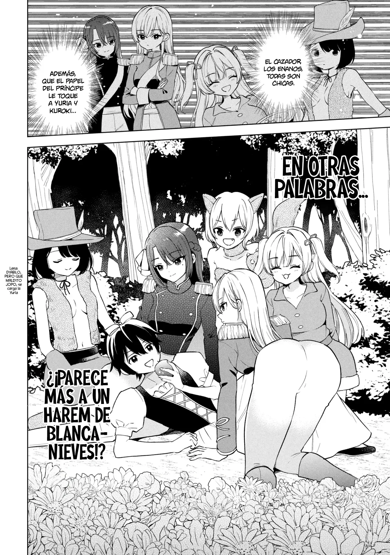 Soy un chico introvertido y, tras un cambio de asientos, terminé rodeado de chicas clase S y así comenzó nuestra relación secreta. Capitulo 9 página 17