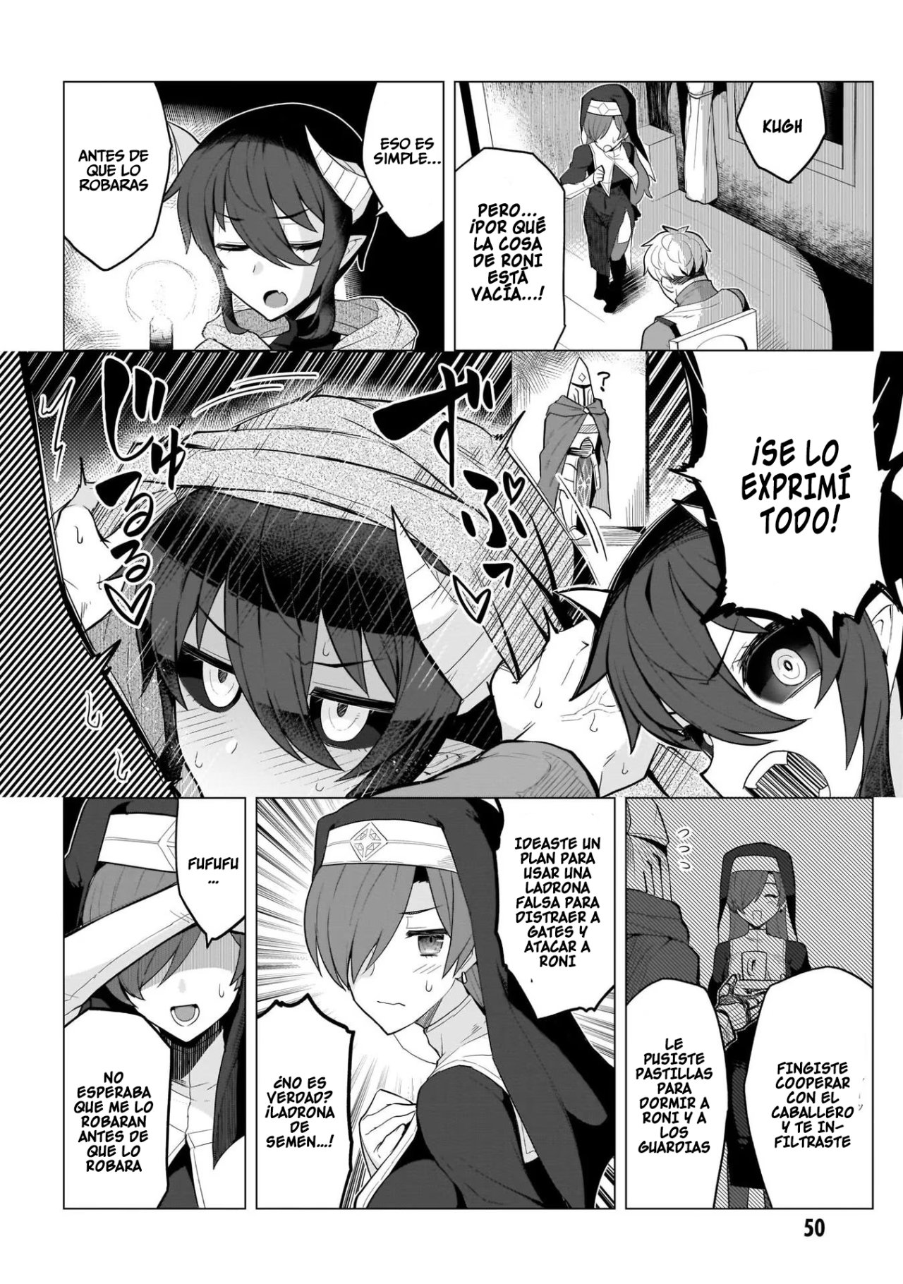 Dark Summoner to Dekiteiru Capitulo 4: ¡Ladrona de Semen! página 9