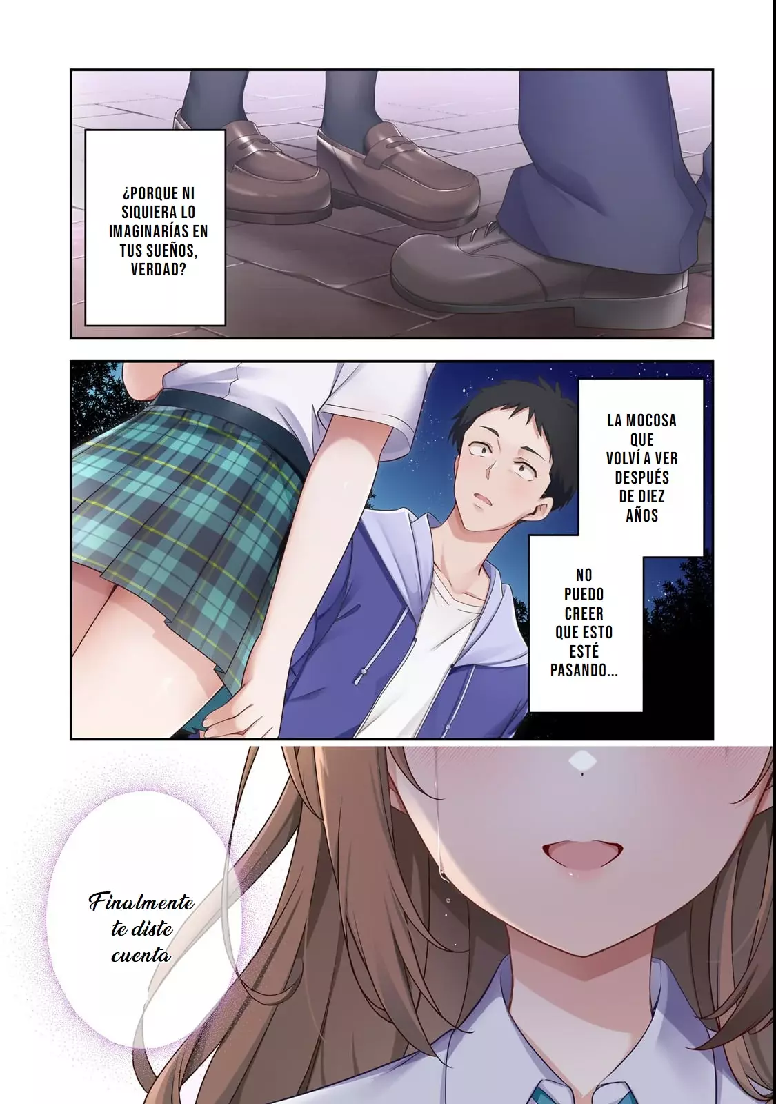 10-nen buri ni saikai shita kusogaki wa seijun bishoujo JK ni seichou shite ita Capitulo 1: Después de 10 años página 5