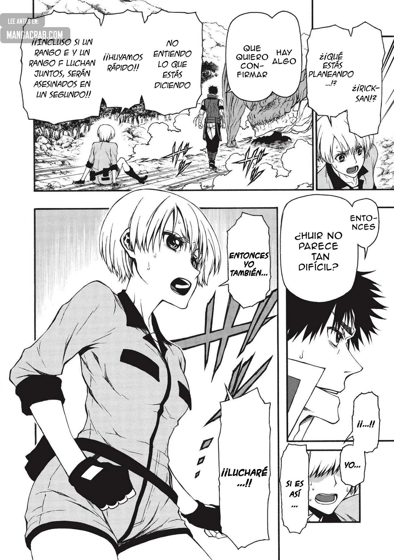 Shinmai Ossan Bouken-sha, Saikyou paati ni shinu hodo kitae rarete Muteki ni naru Capitulo 14: El Rango E Más Fuerte de la Historia página 17