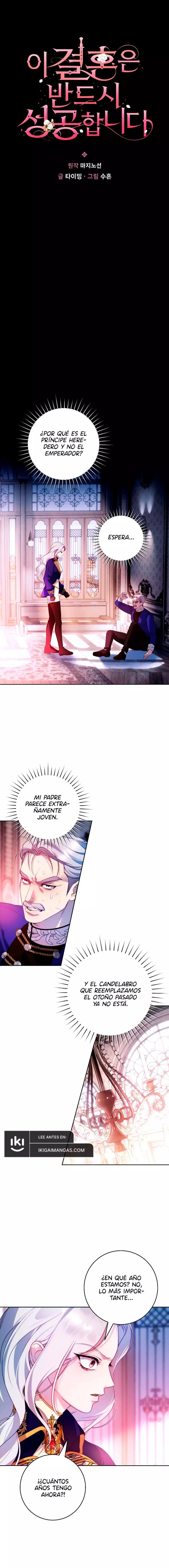 Este Matrimonio Seguramente Tendrá Éxito Capitulo 2 página 3