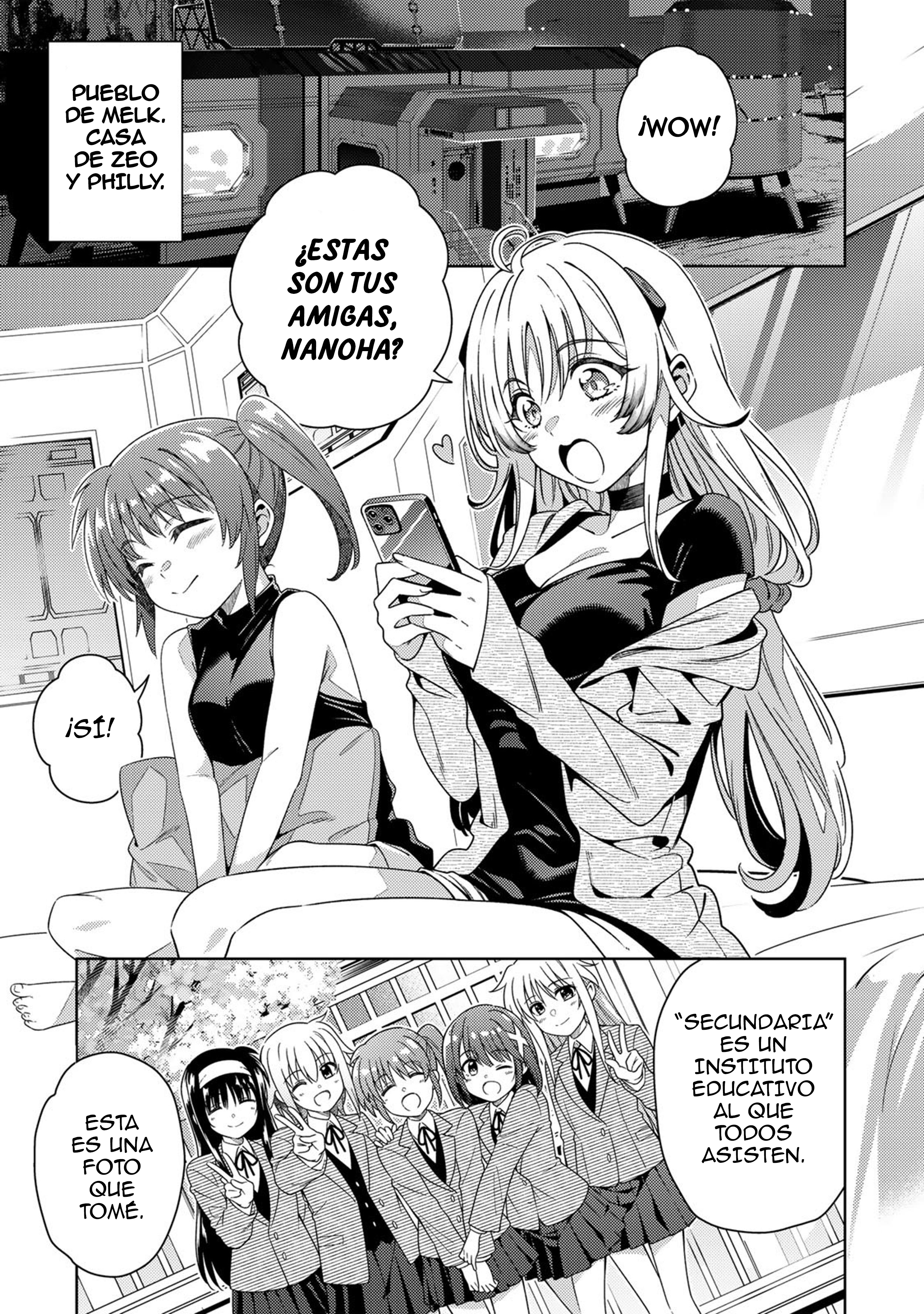 Mahou Shoujo Lyrical Nanoha EXCEEDS Capitulo 3.1 página 8
