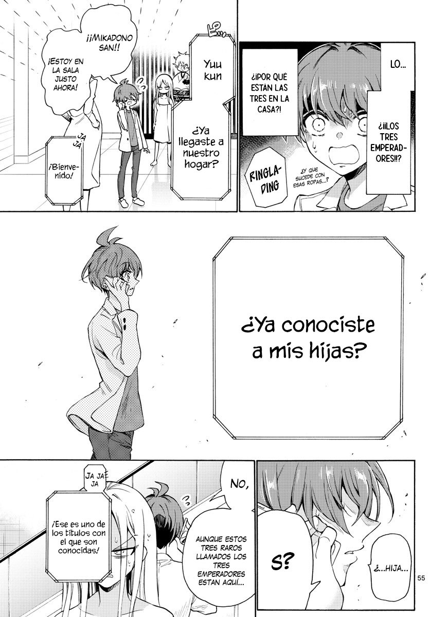 Mikadono Sanshimai wa Angai, Choroi Capitulo 1: Una familia feliz página 56