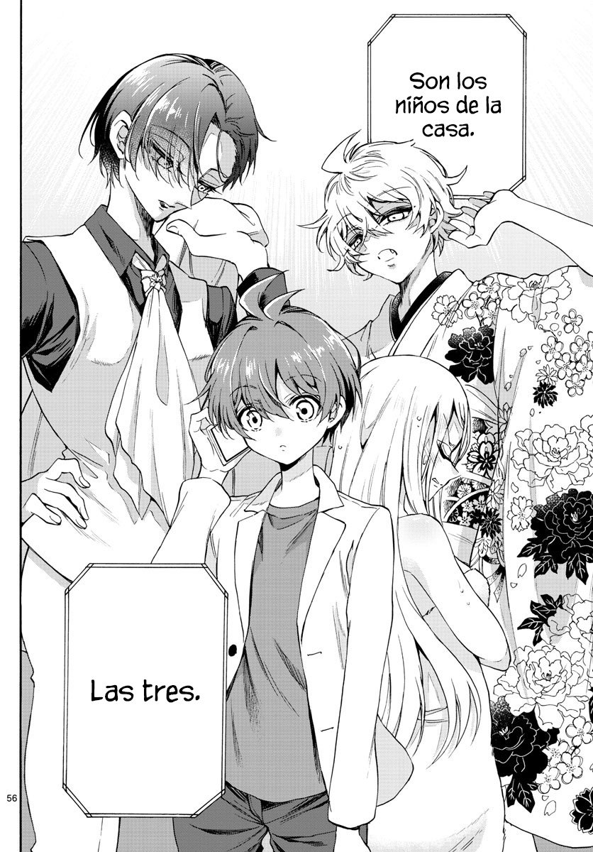 Mikadono Sanshimai wa Angai, Choroi Capitulo 1: Una familia feliz página 57