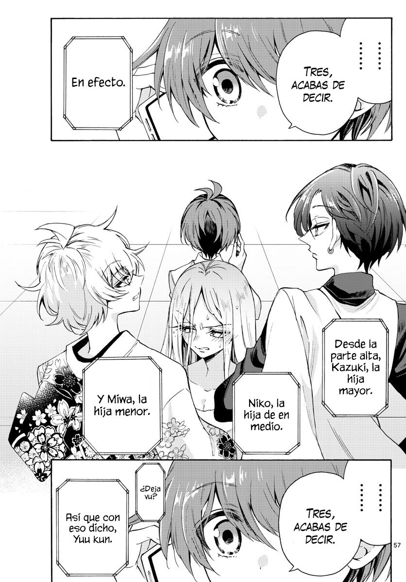 Mikadono Sanshimai wa Angai, Choroi Capitulo 1: Una familia feliz página 58