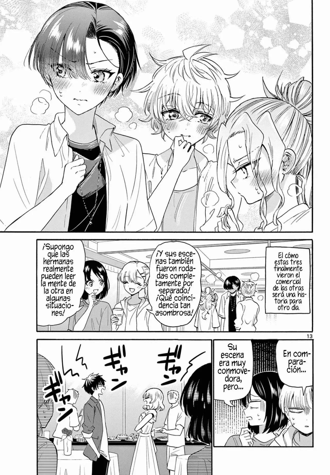 Mikadono Sanshimai wa Angai, Choroi Capitulo 102: Los arrepentimientos de las hermanas página 14